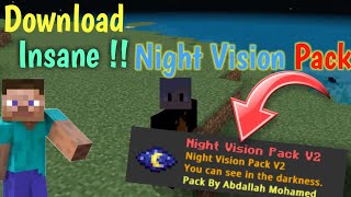 Download Insane !! Night Vision Pack | Minecraft PE | YTE GAMING screenshot 5
