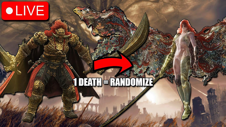 Elden Ring but everything is random and if I die it gets even more random (+DLC) !newvid