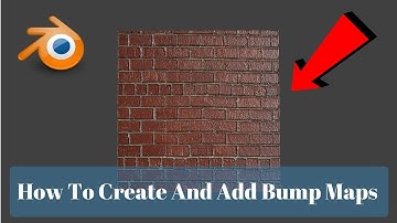 Blender Tutorial: How To Create And Add Bump Maps