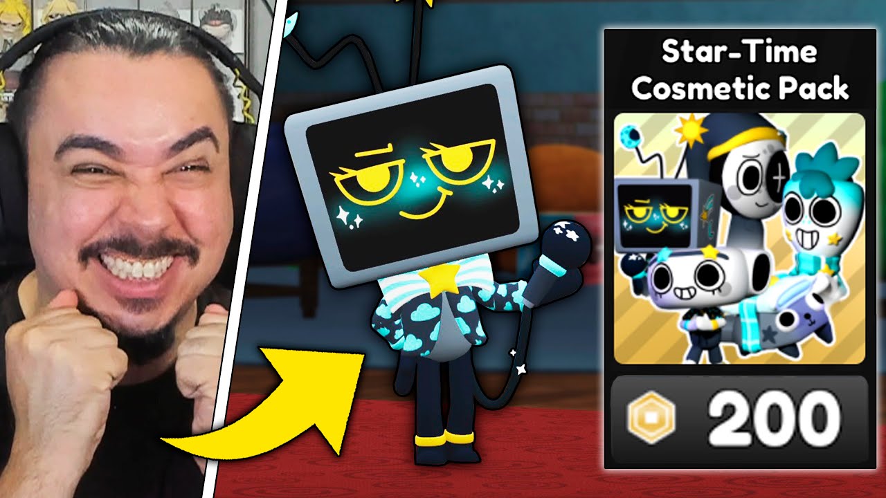 COMPREI O PACOTE COSMÉTICO STAR-TIME E JOGUEI COM A VEE!! | DANDY'S WORLD - ROBLOX