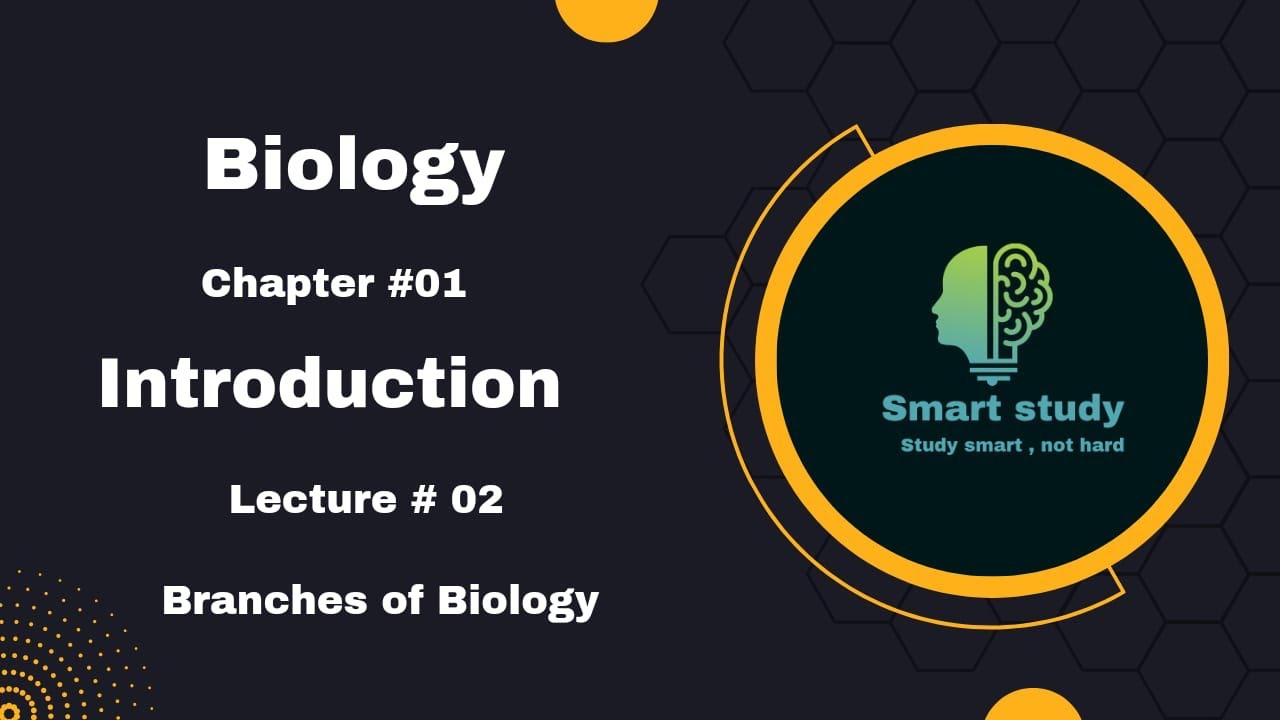 FSC pre medical | Part 1 | Biology | Chapter 1 | Lecture # 2 | Branches of Biology