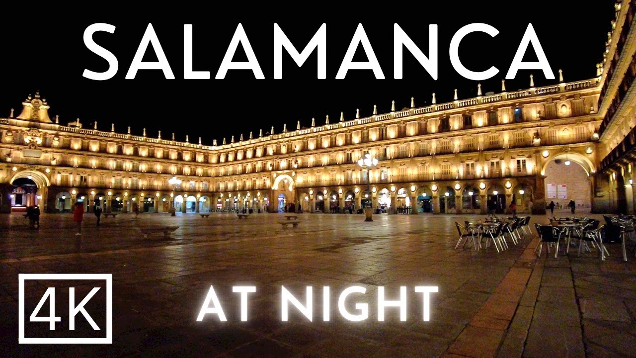 Touring the Magical Streets of Salamanca at NIGHT! YouTube