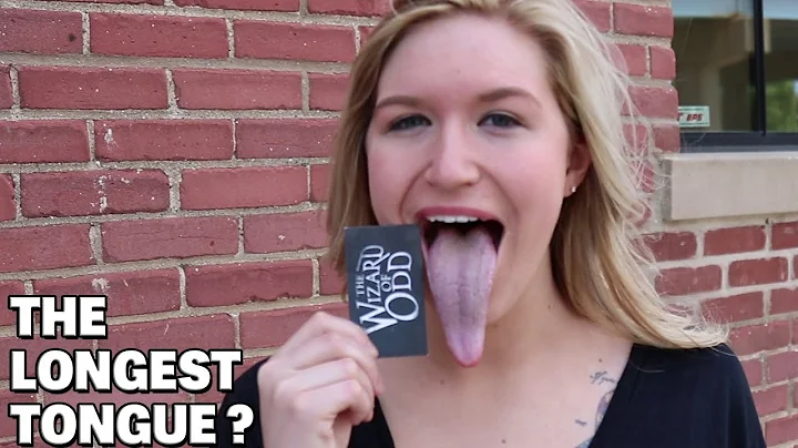 The Longest Tongue In The World With Adrianne lewis