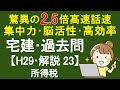 【宅建過去問】平成29年度･問題23 ～解説～ 所得税