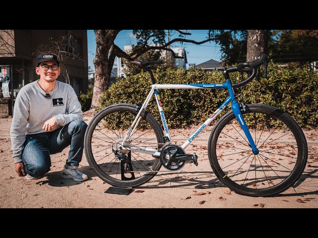 大幅値段交渉有りPANASONIC ロードバイク　クロモリ 今からクロモリのロードバイクを買う人は必ず見てください