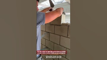AAC Block Installation Process | Lightweight Concrete Block Masonry