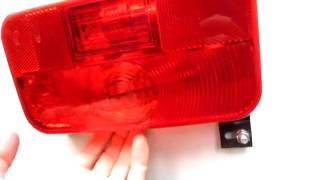 Replacing a Tail light and License Plate Holder on the Scamp Trailer