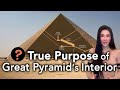 The true purpose of the great pyramids interior system