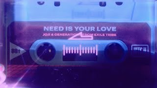 Joji & GENERATIONS from EXILE TRIBE - Need Is Your Love (Lyric Video) Resimi