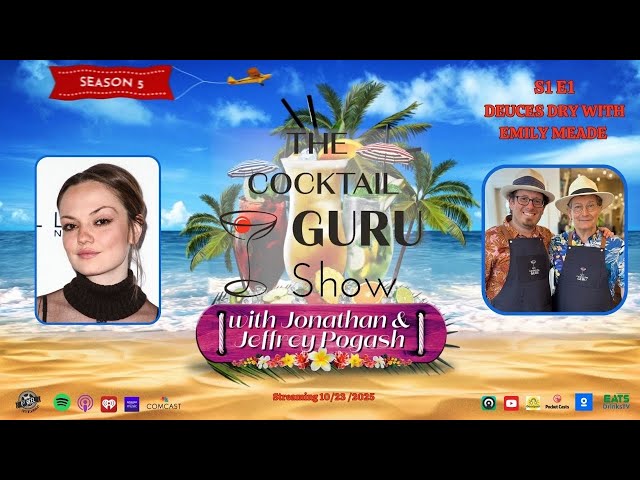 Deuces Dry with Emily Meade (THE COCKTAIL GURU SHOW S5 E1)