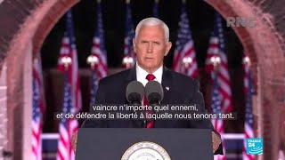 Convention républicaine américaine : le vice-président, Mike Pence, apporte son soutien à Trump