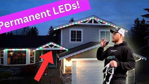 How to install beautiful PERMANENT Minleon LED lights
