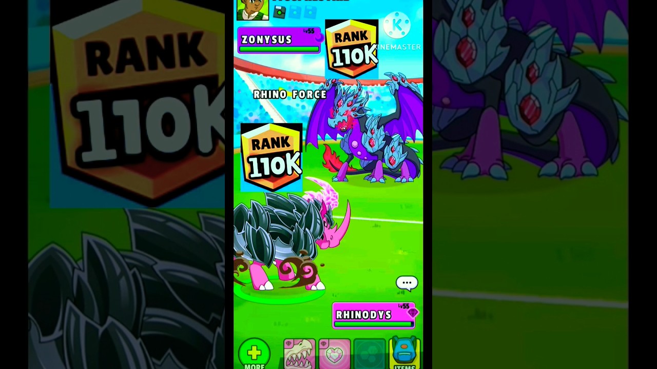 😈😈Brawl star Ranking with dynamons world Battle 😱...