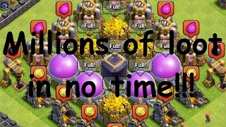 COC-How to get Millions of Loot in No Time | Best Farming Attack Strategy for TH8!!! (GOWIBARCH)