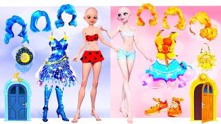 Fashion Frenzy Ladybug, Moana, Elsa & Friends| Style wow