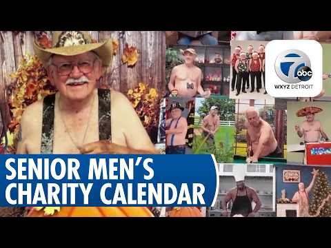 Monroe Senior Men Pose for Risqué Charity Calendar to Support Aging Center