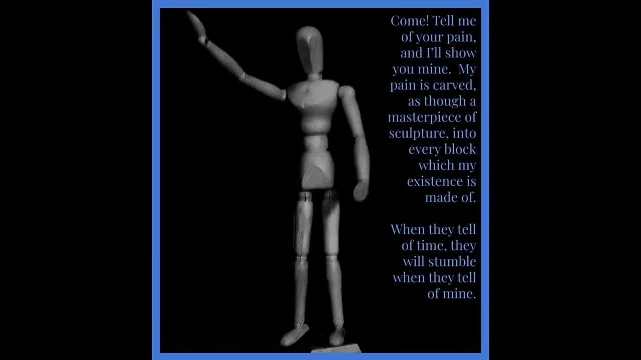 Poem and music for the sorrowful soul.  