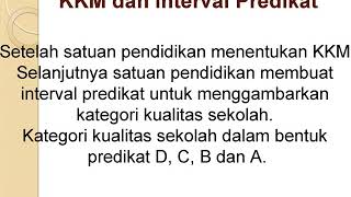 PENENTUAN KRITERIA KETUNTASAN MINIMAL KKM 2018