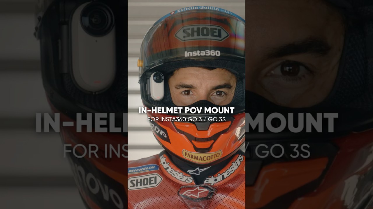 POV: You are the Insta360 GO 3S inside the MM93 Helmet 
