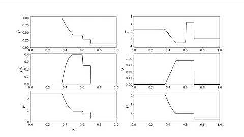 Sod Shock Tube Test (Vellamo)