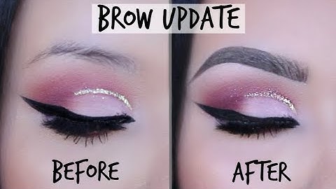 NO BROWS TO PERFECT BROWS IN 5 MIN!! BROW UPDATE