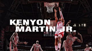 Like Father like Son, Kenyon Martin Jr. with the putback Dunk!