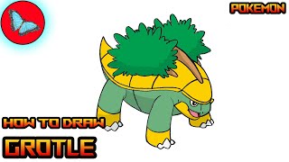 How To Draw Pokemon - Grotle screenshot 5