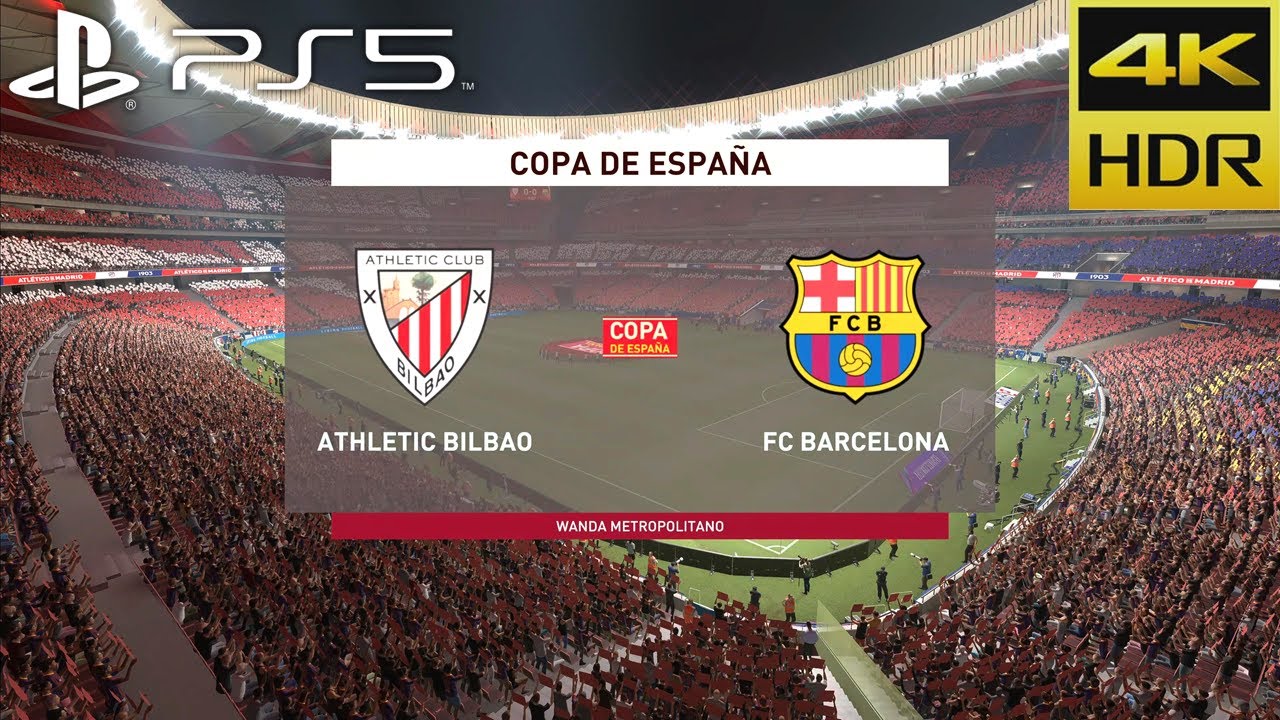 FIFA 21 PS5 | Athletic Bilbao vs FC Barcelona | FINAL Copa del Rey | 4K 60fps HDR
