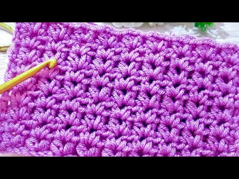 MAZING!🌸 How to Crochet for beginners / Crochet baby blanket / tunisian ...