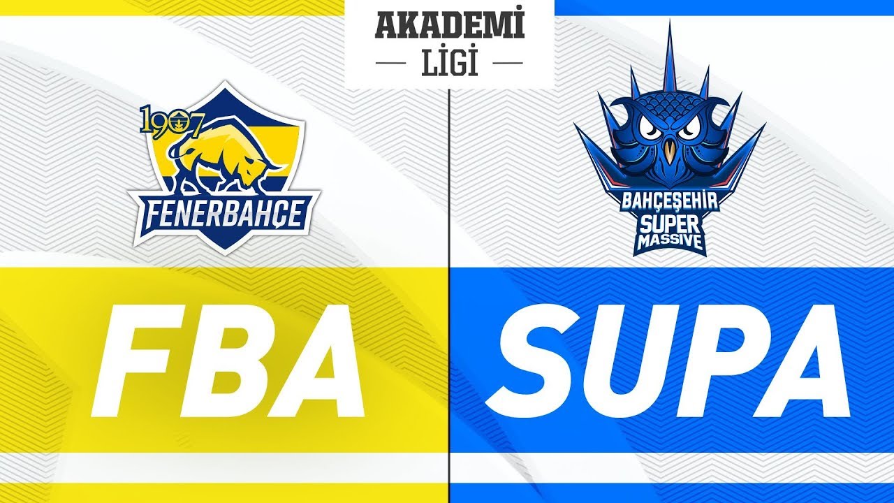 şampiyonluk ligi 2018 1907 Fenerbahçe A ( FBA ) vs Bahçeşehir SuperMassive A ( SUPA ) | 2019 Akademi Ligi 6. Hafta