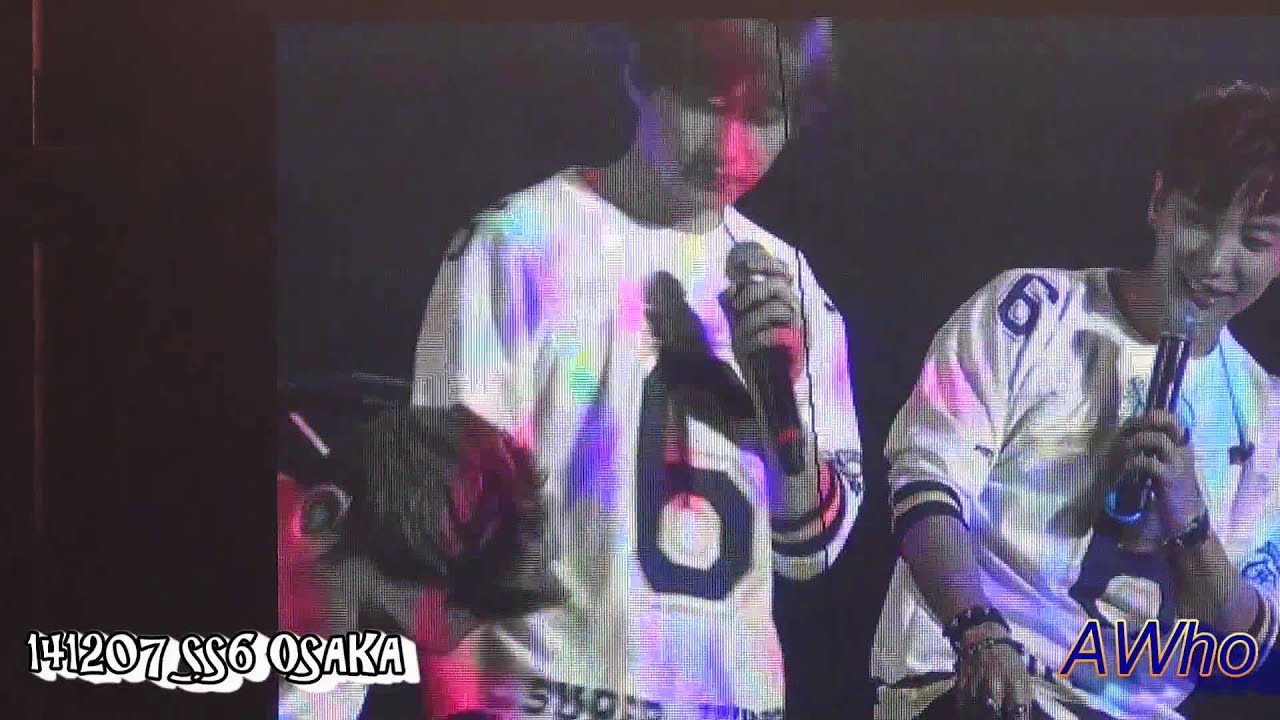 20141207 SS6 OSAKA MC TIME PART2 D&E sad ganna go to army next year...