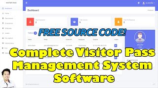 Complete Visitor Pass Management System Software using PHP/MySQLi  | Free Source Code Download screenshot 3