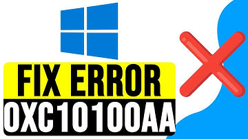 How to FIX ERROR 0xc10100aa | Can