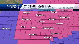 Updating the snow forecast Tuesday night into Wednesday