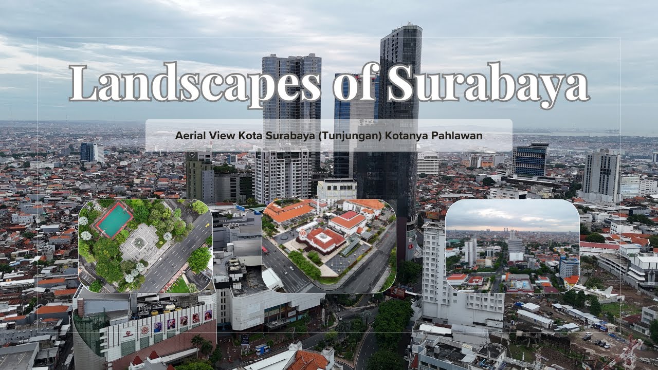 Menikmati Pagi Hari Surabaya dari Udara | Drone View Kota Pahlawan | Random Upload Family