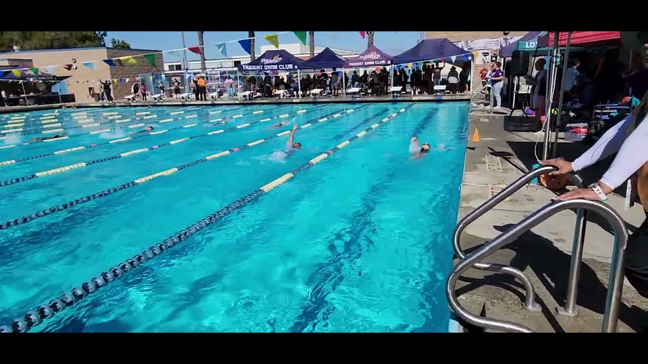 Rowland Swim Meet 10.29.23 100 Back YouTube