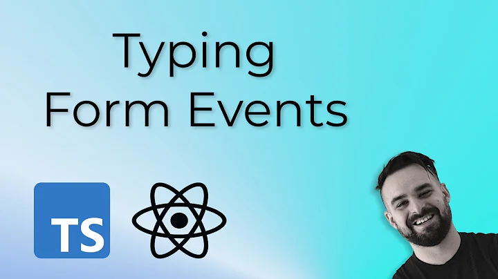 Typing Form Events [React + TypeScript]