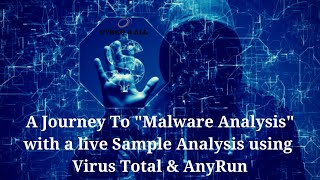 A Journey To "Malware Analysis" with a live Malware Sample Analysis using Virus Total & AnyRun