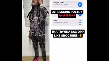 Julio Foolio shows many insane snippets of unreleased songs 💯🔥🥷💔