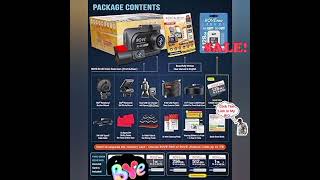 R2-4K DUAL Dash Cam Front and Rear, STARVIS 2 Sensor, FREE 128GB Card Included, 5G