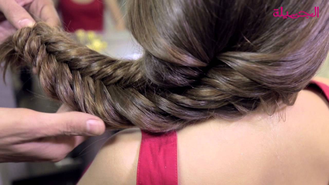 طريقة رفع الشعر مع ضفيرة من مجيد زهر Youtube