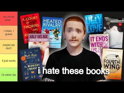 Tier Ranking Every Book I've Ever Rated 1 Star