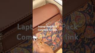 Trending Vintage Laptop 🎒 Backpack #zouk #myntra #fashion #brown #trending Im Late ⏰ in Trend🙄