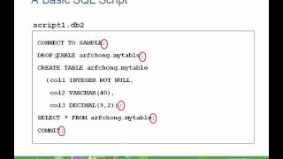 Chapter 4(1) - Basic of SQL Scripts