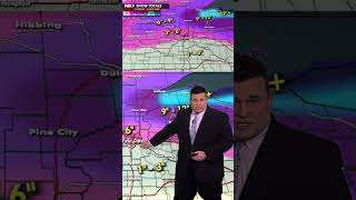 Snow Totals From Tuesday-Wednesdays Storm In Minnesota