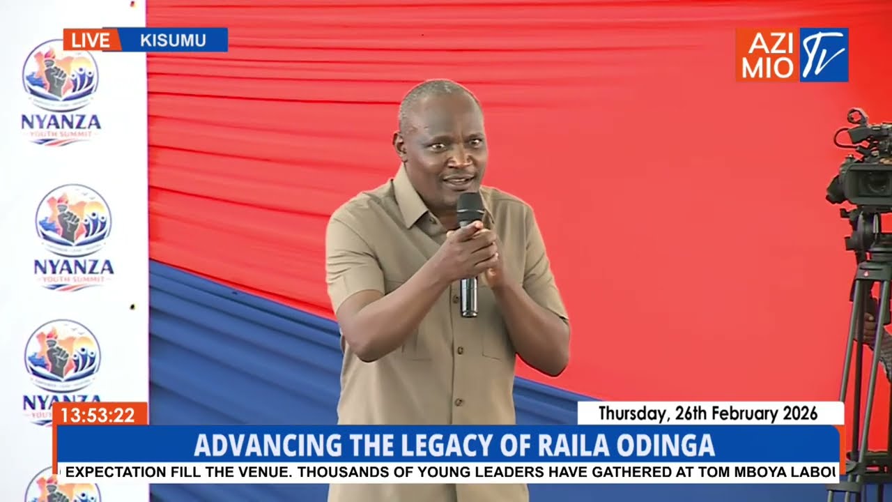 POWERFUL: CS John Mbadi FIRES UP Kisumu, Delivers BLISTERING Luo Address at the Nyanza Youth Summit