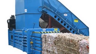 How to operate the horizontal waste paper baling machine ?