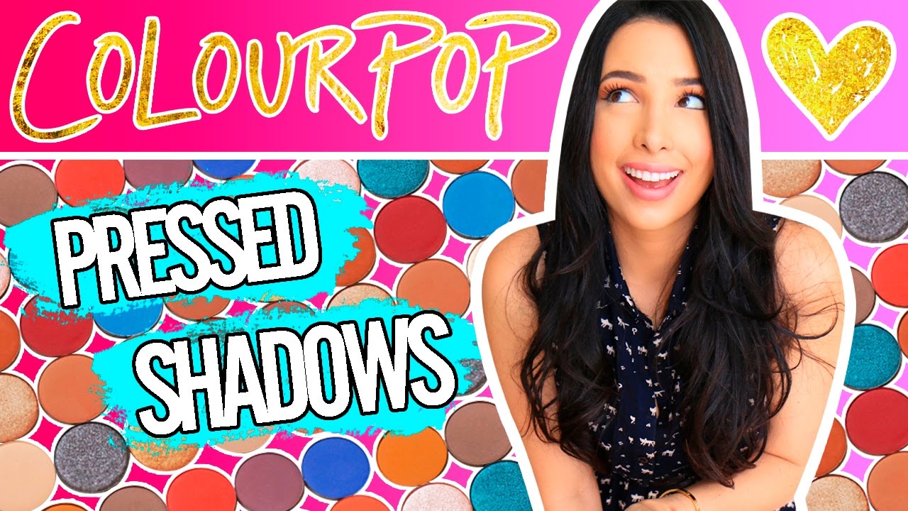 NEW Colourpop Pressed/ Powder Eyeshadows | Swatches & Mini Reviews | Mar