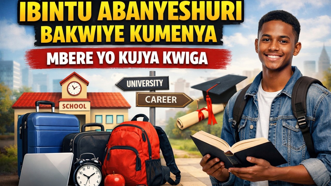 IBINTU ABANYESHURI BO MURI 2026 BAKWIYE KUMENYA MBERE YO KUJYA KWIGA ...