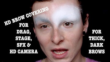 BROW BLOCKING FOR DRAG & HD CAMERA | THICK, DARK BROW FRIENDLY